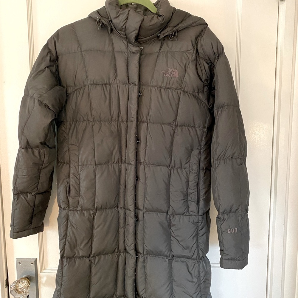Women’s down north face long jacket